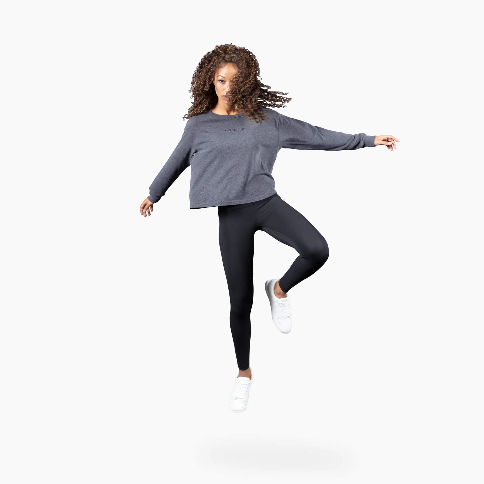 imagen product Women's Turbine Cropped Long Sleeve Tee