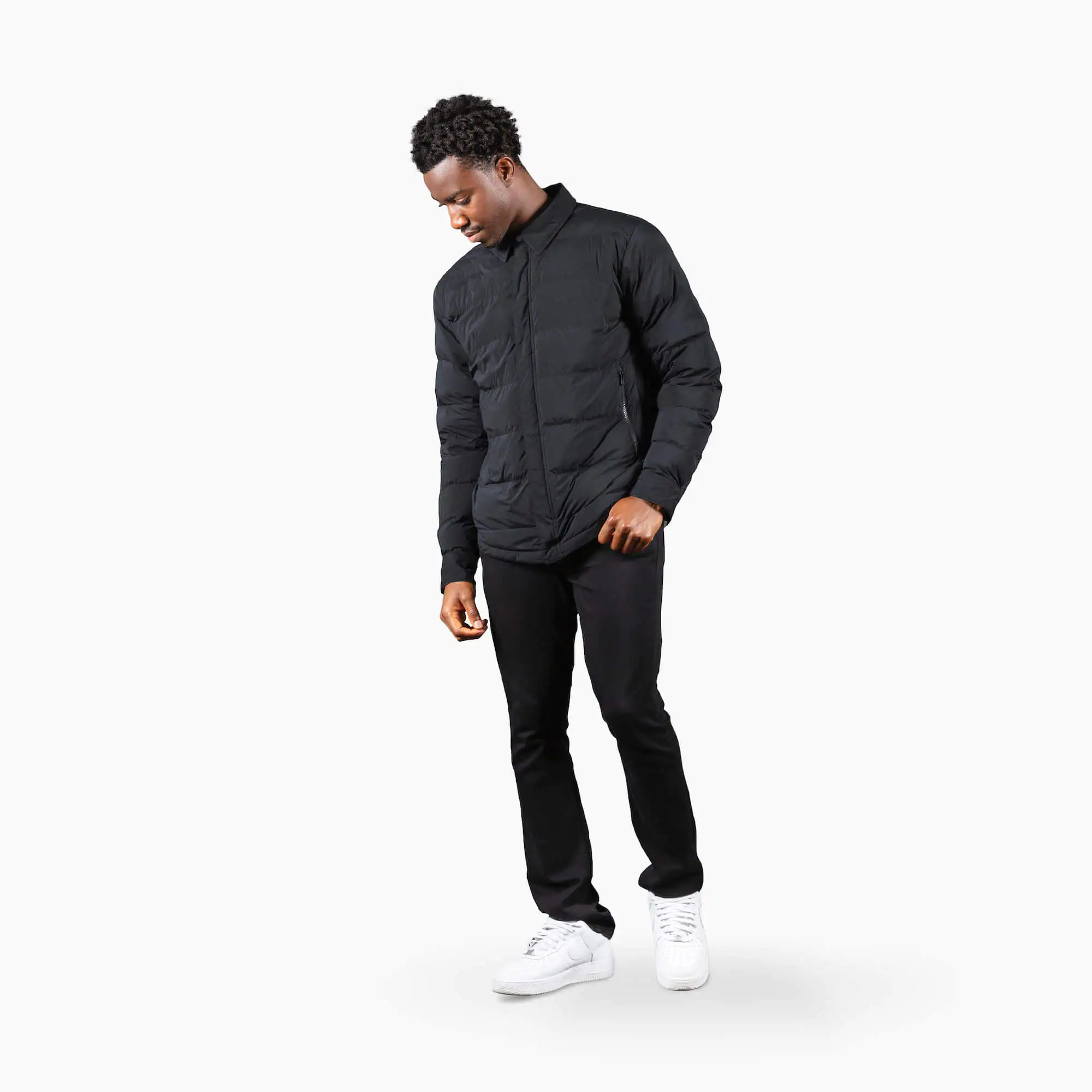 imagen product Men's Quilted Shirt Jacket